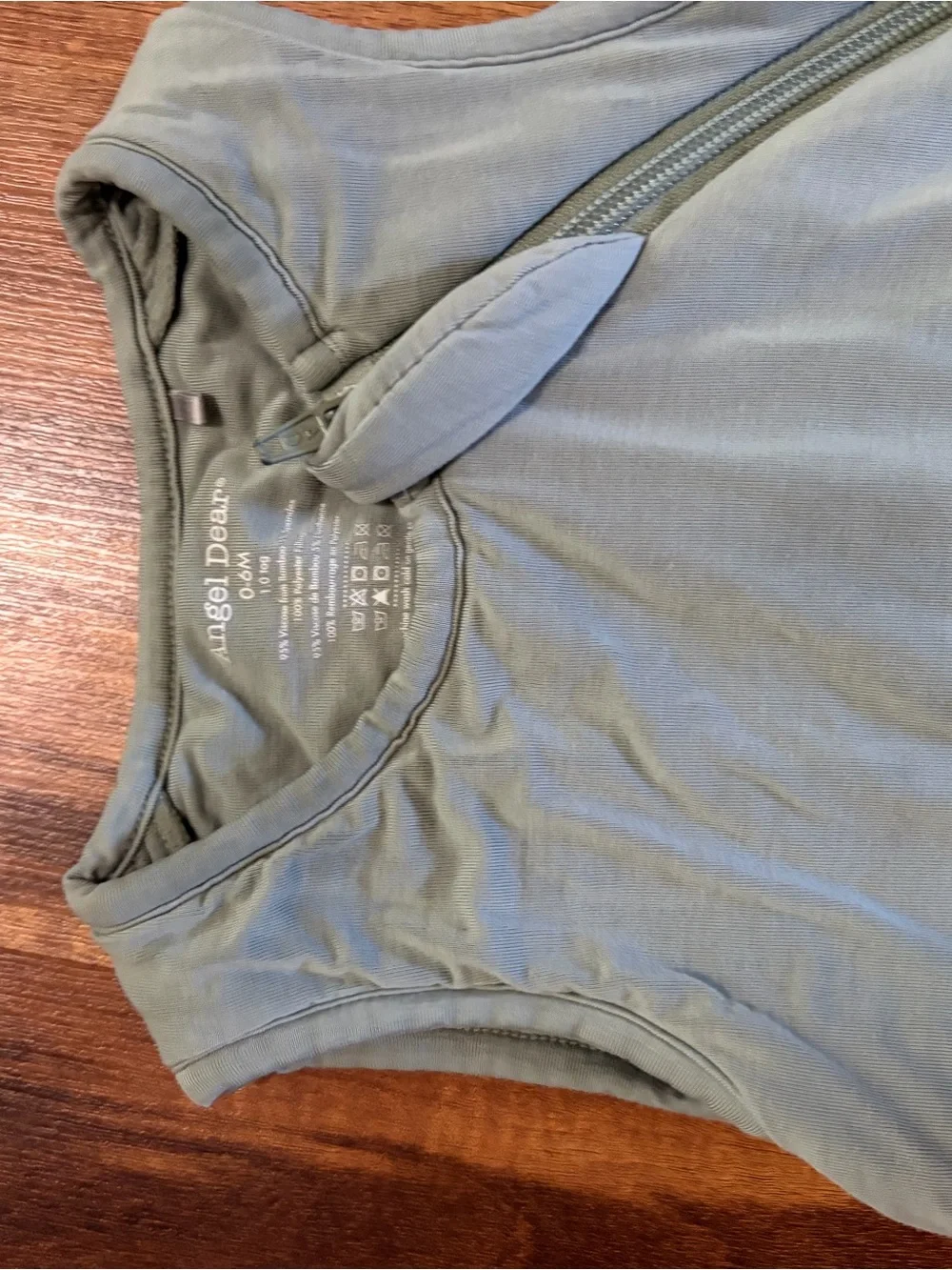 Angel Dear Light Sage Sleeveless Sleep Sack